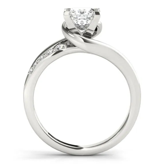 Santa Fe Ring White Gold Princess Cut Engagement Ring