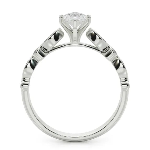 Renee Classic White Gold Marquise Cut Engagement Ring